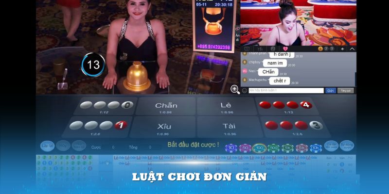 Luật chơi xóc đĩa tại 33win đơn giản chính là lợi thế của tựa game này