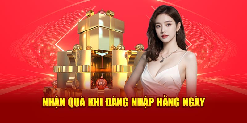 Đăng nhập hằng ngày nhận quà tại 33win